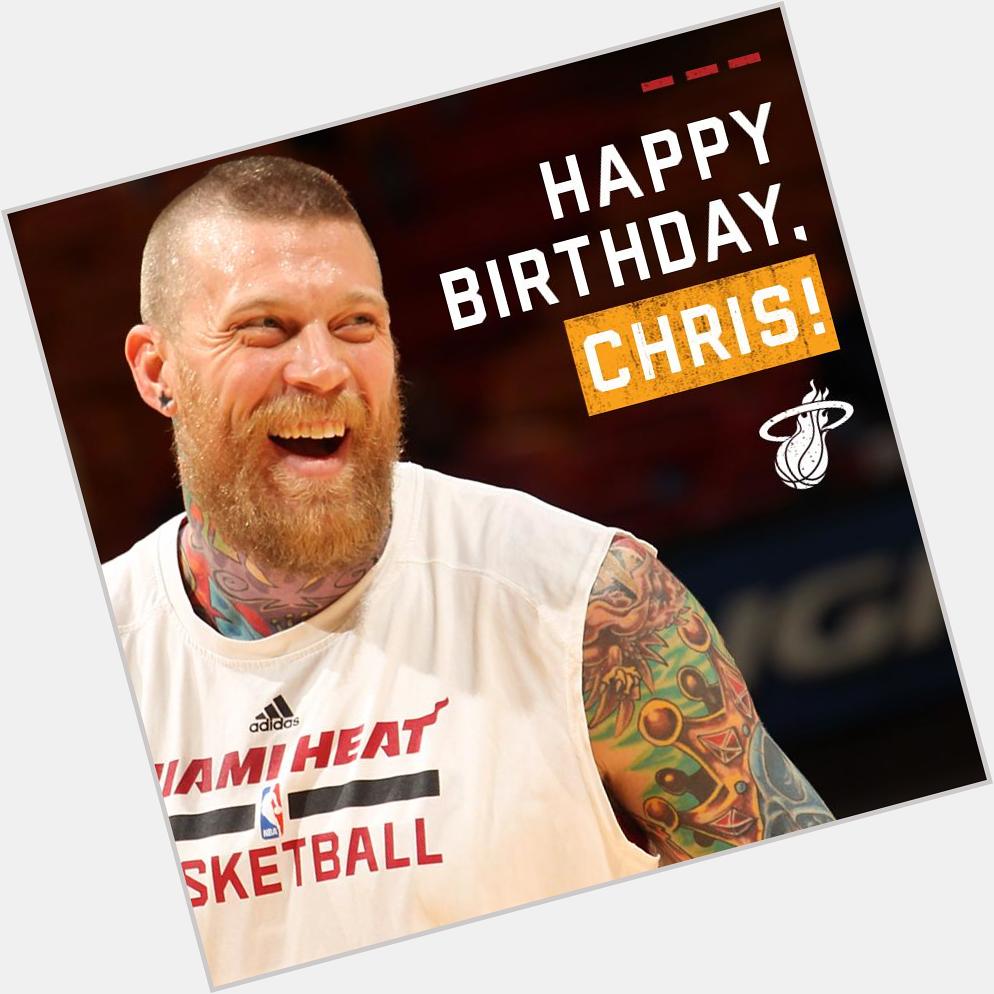 Happy bday, Birdman! Happy birthday Chris Andersen! 