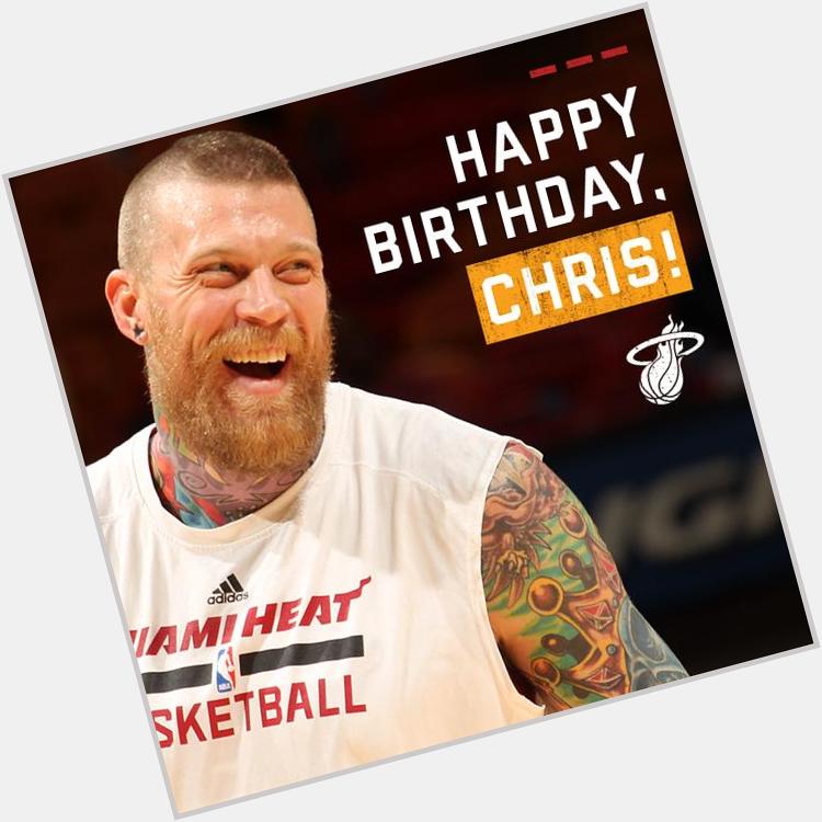 Happy birthday Chris Andersen!!!  