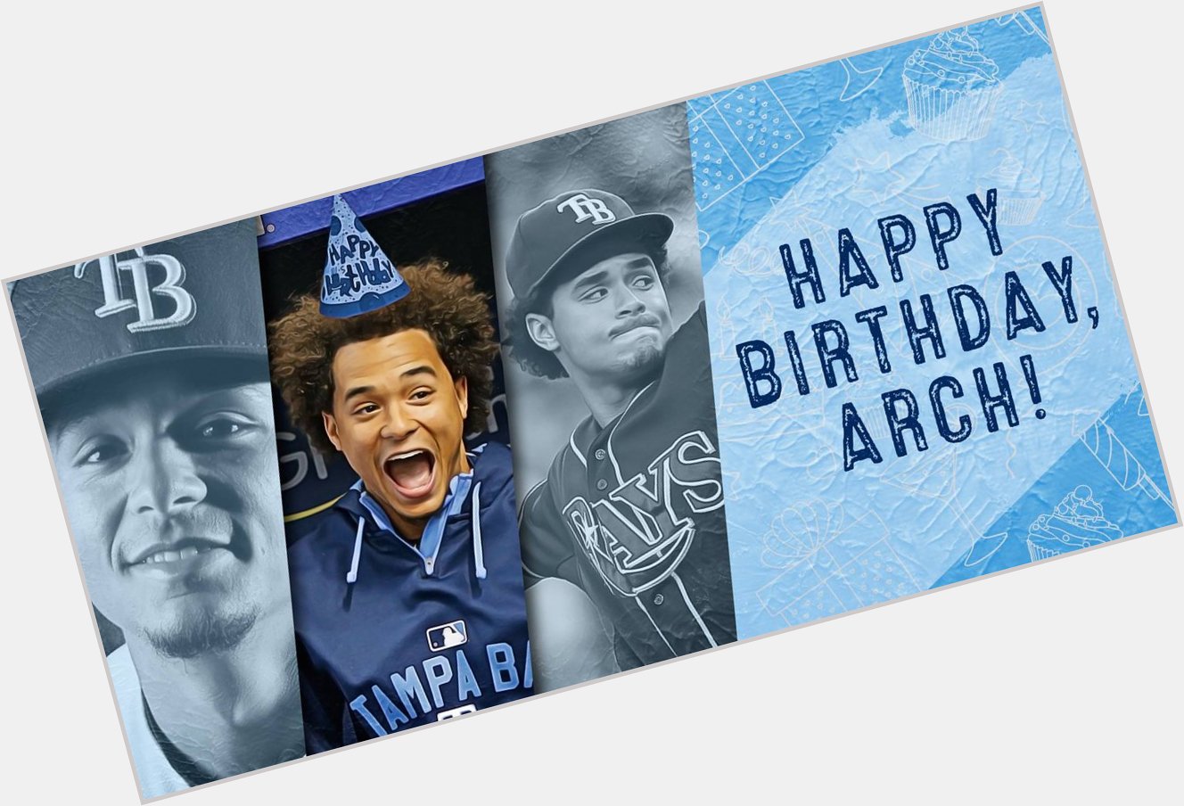    Happy Birthday to pitcher, Chris Archer.  