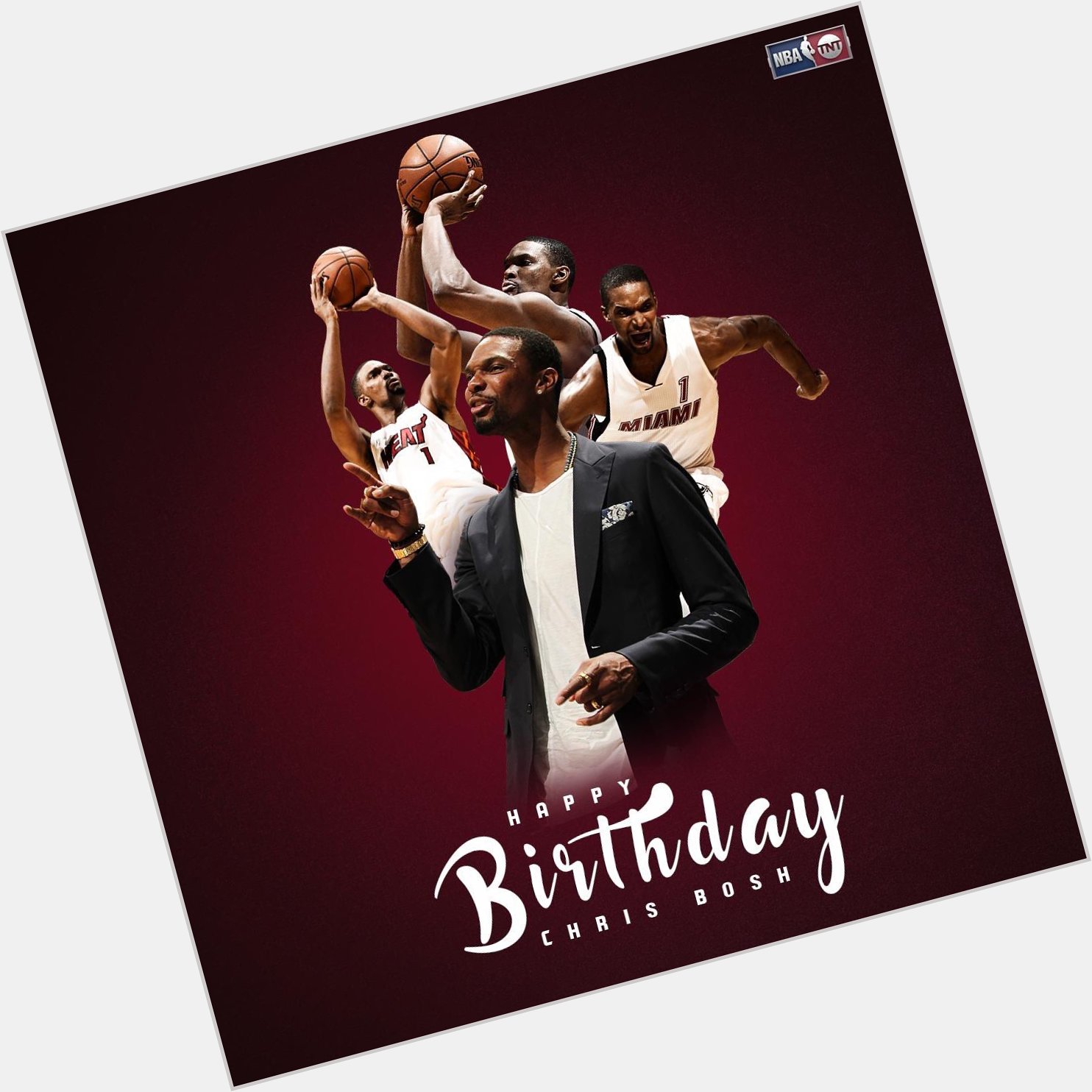 Happy Birthday to the 11-Time NBA All-Star & 2-Time NBA Champion, Chris Bosh!  