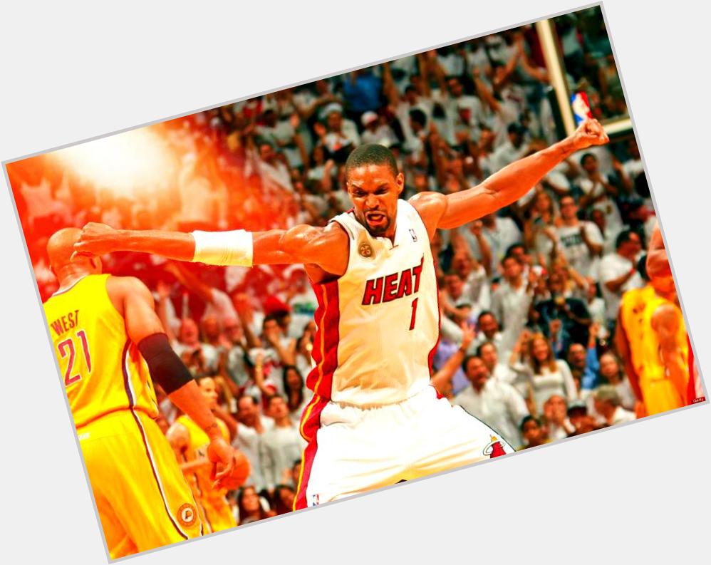 Happy 31st Birthday to the Miami Heat Dinosaur, Chris Bosh! Prayers and support are onto you.     