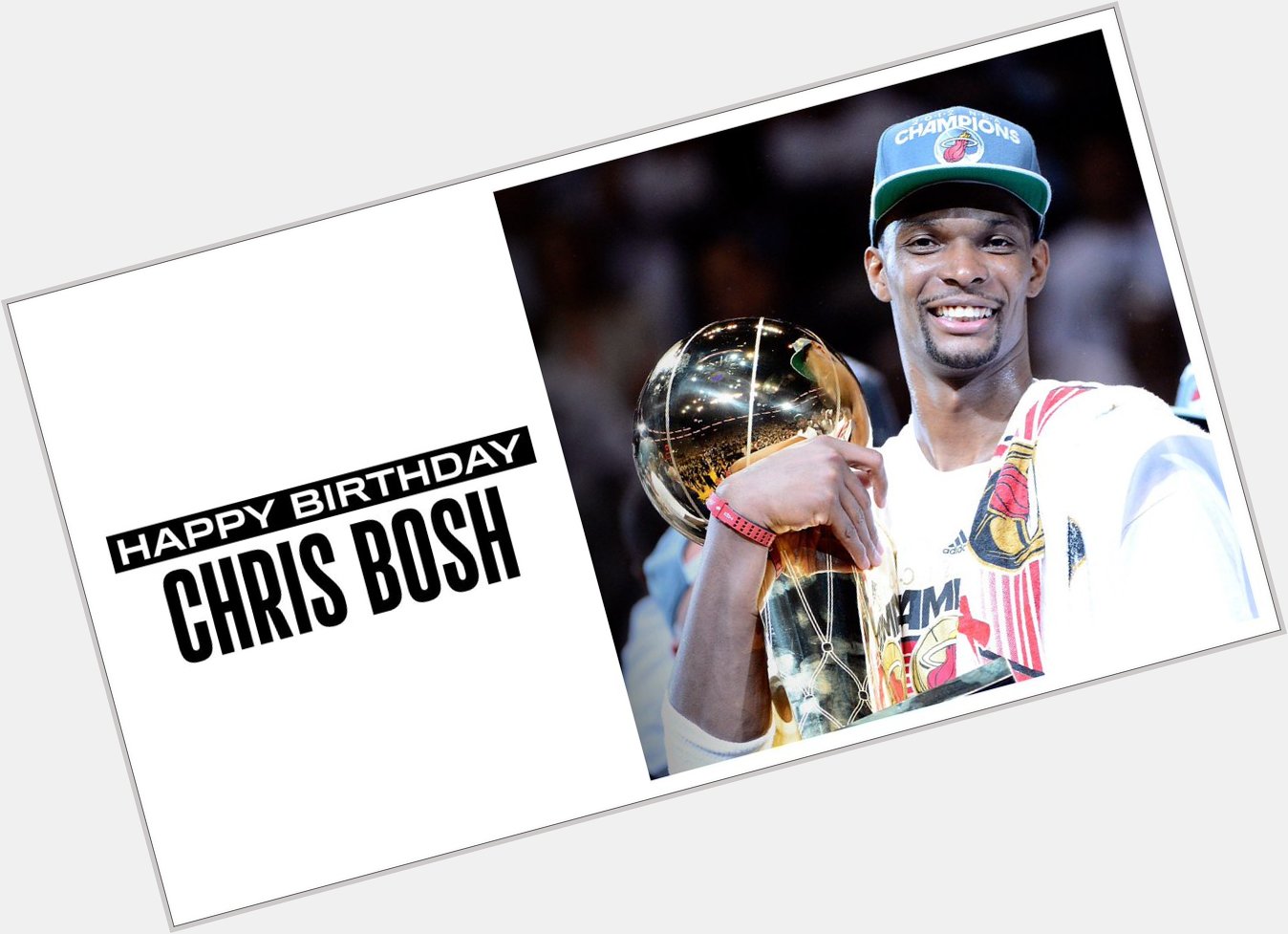 Join us in wishing a Happy 37th Birthday to 11x and 2x NBA champion, Chris Bosh! 