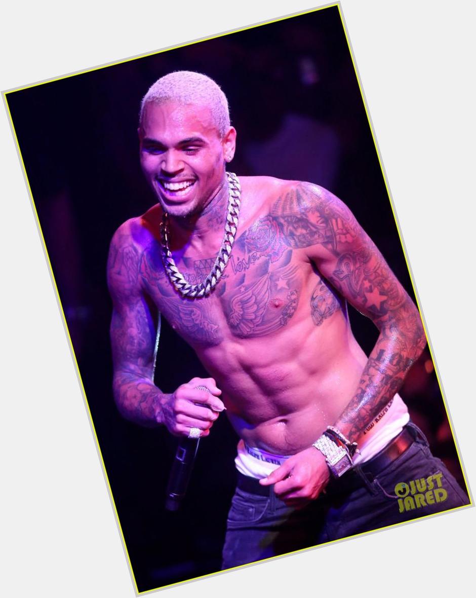 HAPPY BIRTHDAY STEF!!!! I lost all of our pics so here\s a picture of Chris Brown with no shirt on      