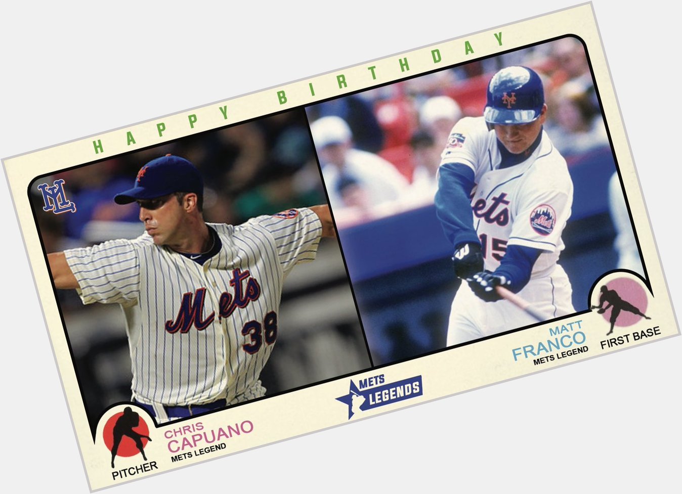 Happy Birthday to a couple of true Mets Legends, Chris Capuano and Matt Franco! 