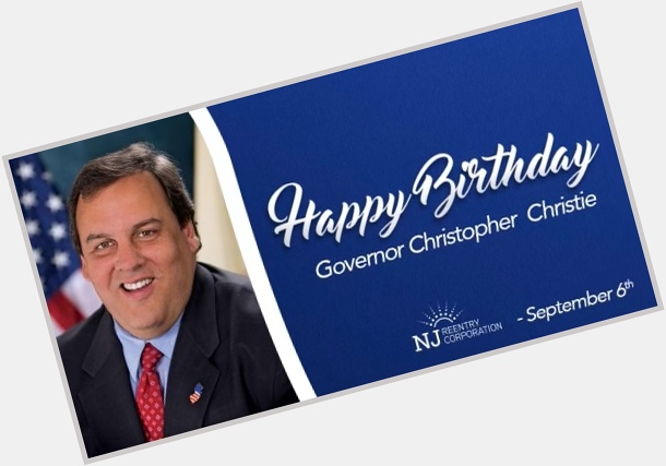The NJRC family would like to wish a Happy Birthday to former Governor Chris Christie! 
