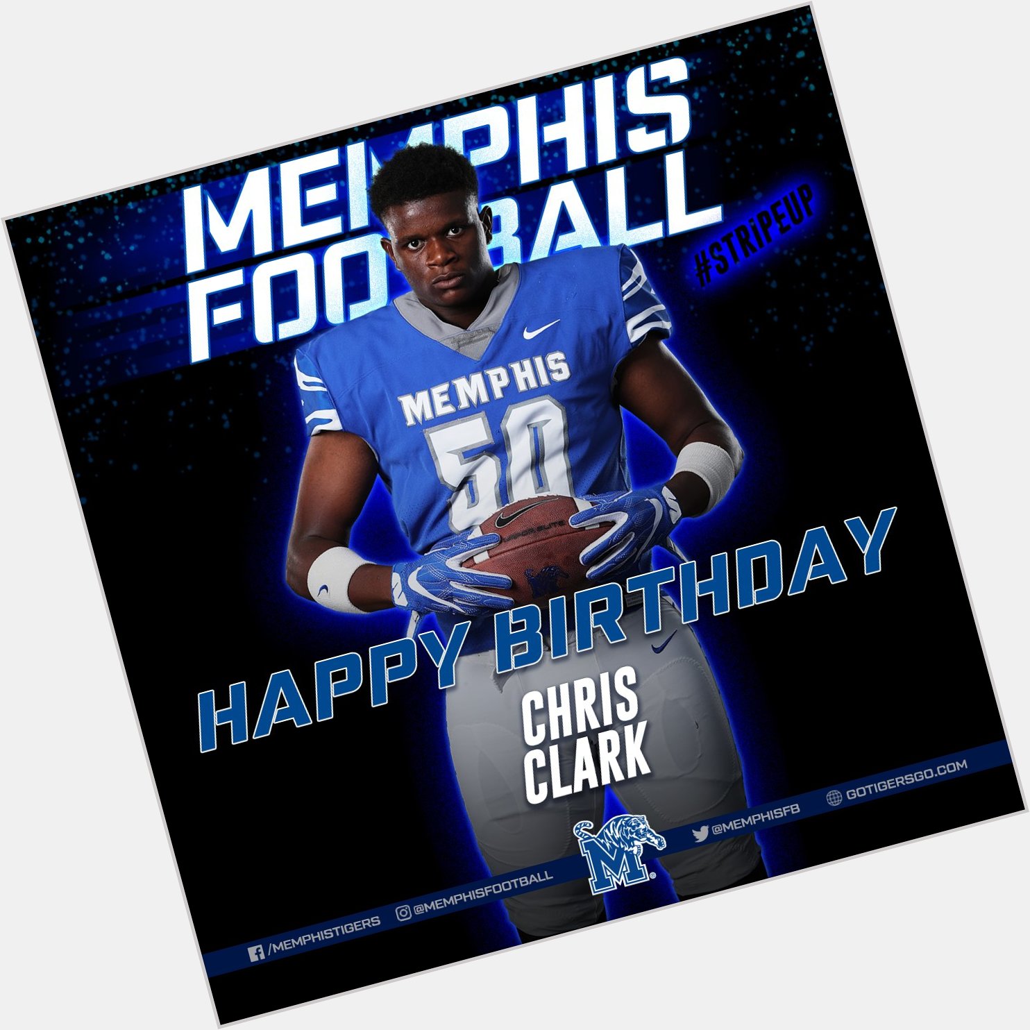 Happy birthday to defensive lineman Chris Clark! 