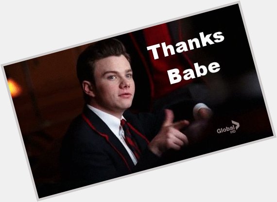 Of course, belated happy birthday din to my dearest Kurt Hummel of \glee\!!! I mean Chris Colfer. 