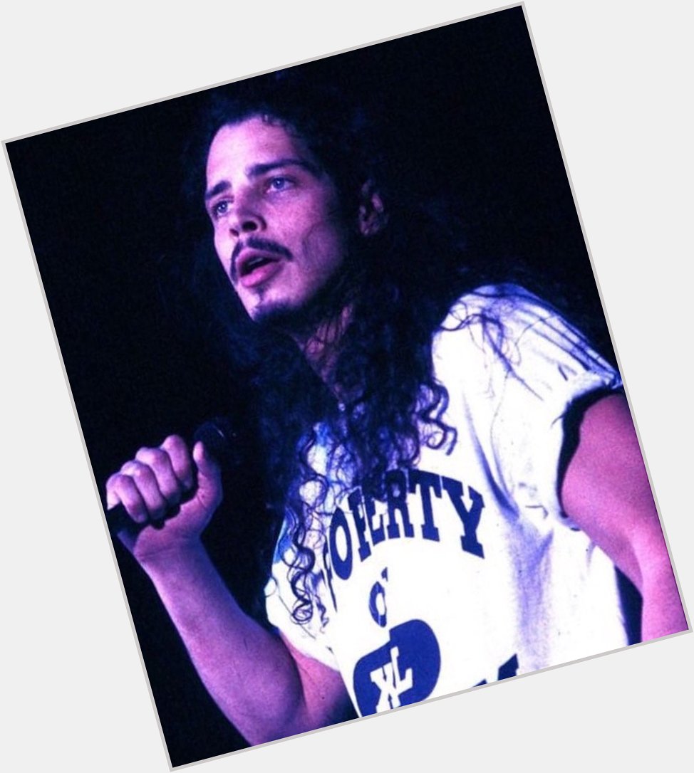 Happy birthday chris cornell !! i wish you peace and you\ll be forever missed 