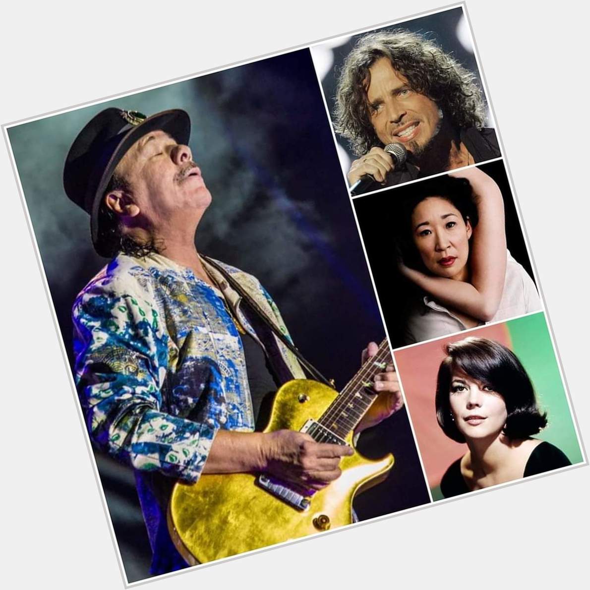 Happy Birthday to Carlos Santana, Chris Cornell, Sandra Oh, and Natalie Wood! 