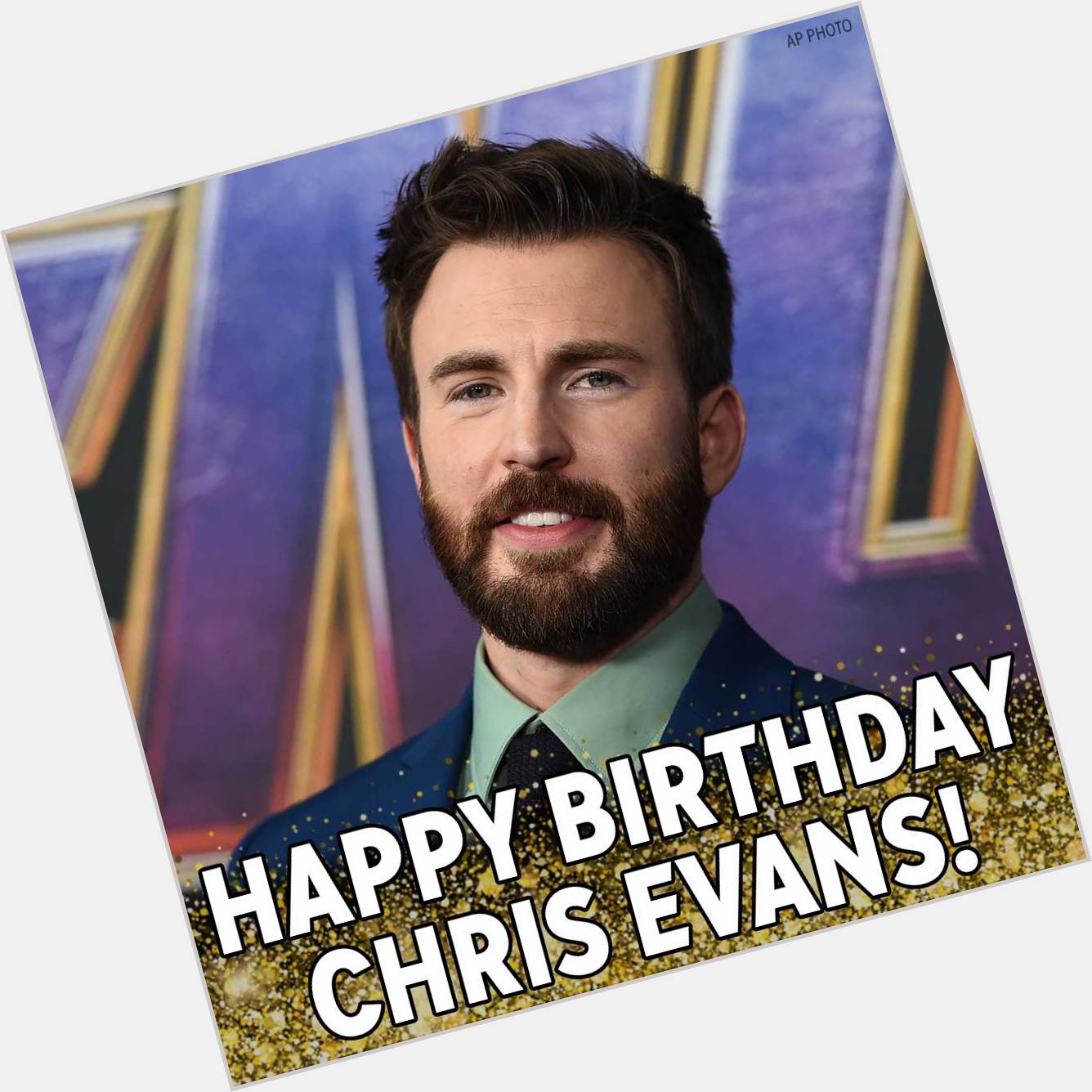 Happy Birthday, Cap! Chris Evans, best known for playing Marvel s Captain America, is celebrating a birthday today. 