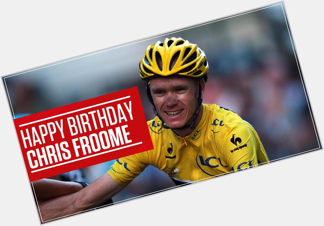 Happy birthday to Tour de France winner Chris Froome... 