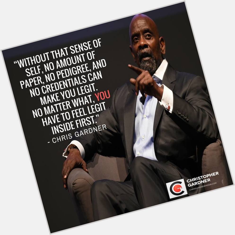 Happy bday businessman, philanthropist, role model, Mr. Chris Gardner 