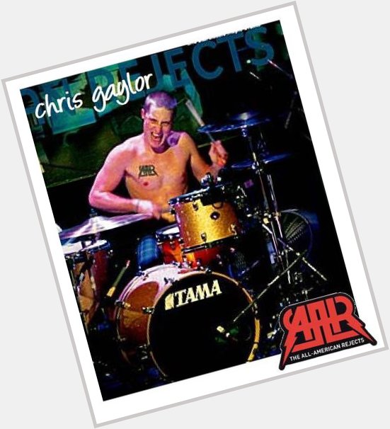 Happy Birthday to drummer Chris Gaylor! He turns 39 today. 