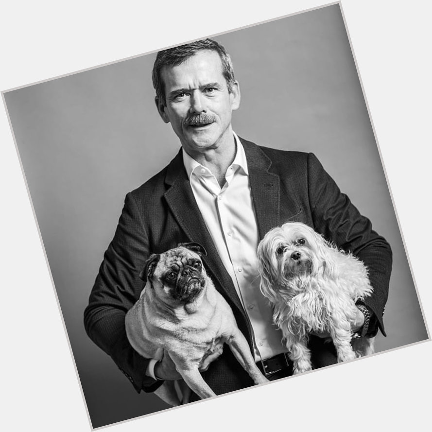 Happy birthday to the first rock star in space, dog loving astronaut Chris Hadfield!  