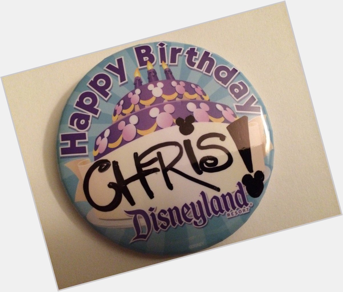 Happy birthday to my fave nerd Chris it\s magical, I still have this for u if our paths cross    