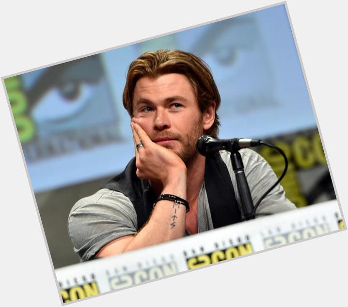 Happy 31st birthday, Chris Hemsworth! May your arms grow bigger with each passing year 