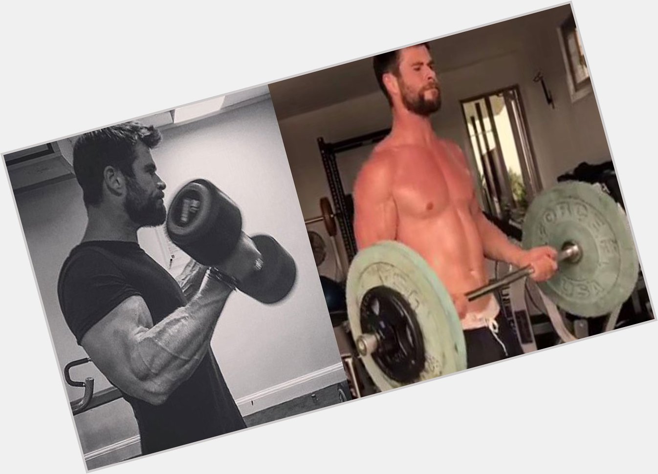 Happy birthday Chris Hemsworth! See how he trains and transforms into 
