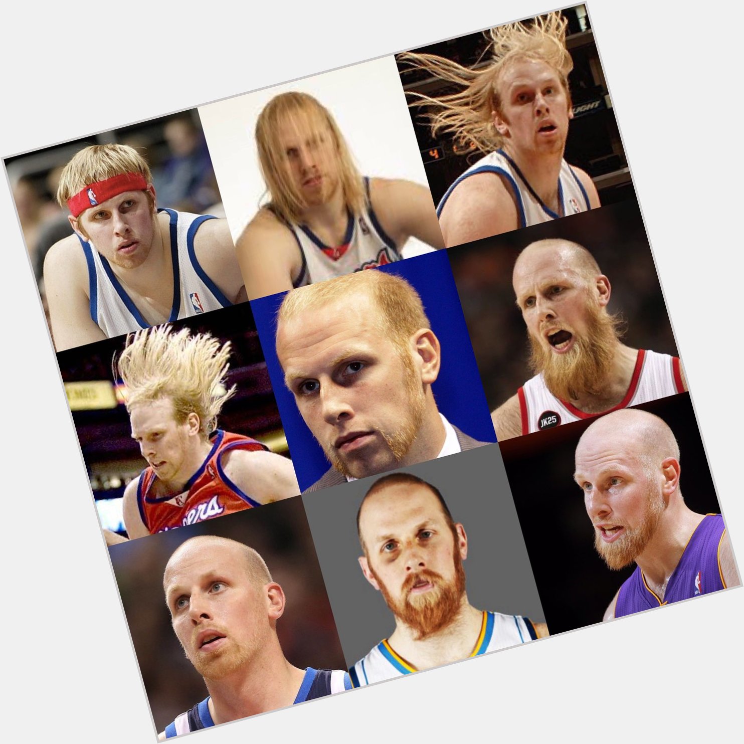 Happy Birthday «The Caveman» !
9 nuances de Chris Kaman. 