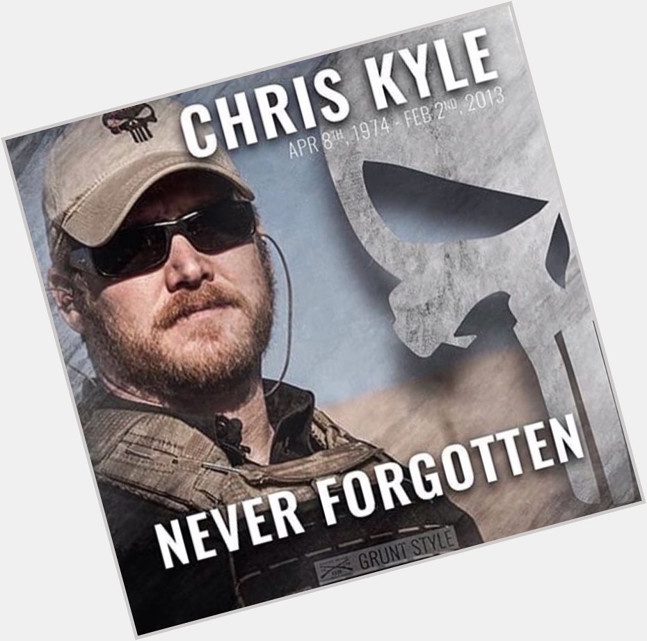 Happy Birthday in the great beyond, Chris Kyle.
Maybe our current will give him the honor & respect he is due 