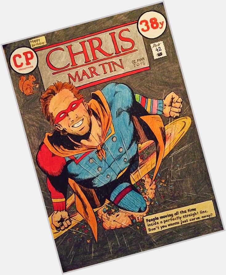   Happy Birthday to frontman, Chris Martin! I hope you like it ^_^  Awesome job!!