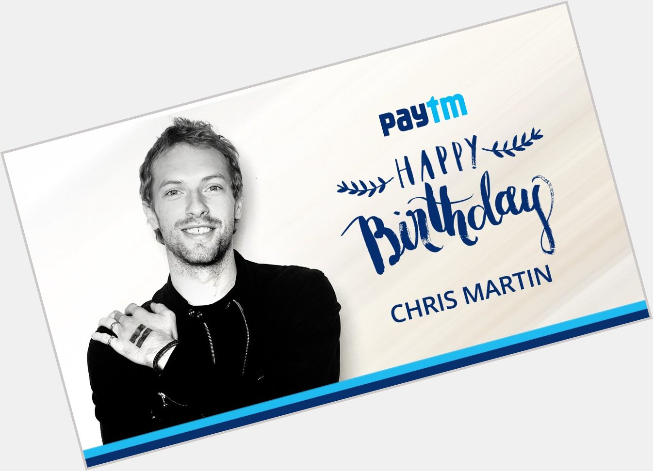 Happy Birthday to the talented frontman Chris Martin! 
