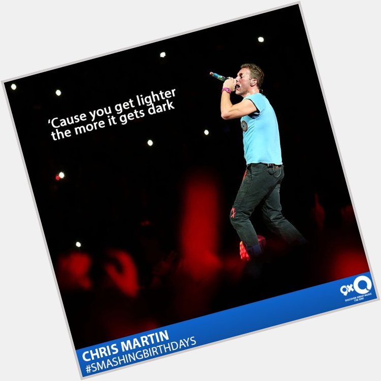 Happy Birthday Chris Martin! 
If you had the chance to request one Coldplay song, what would it be? 