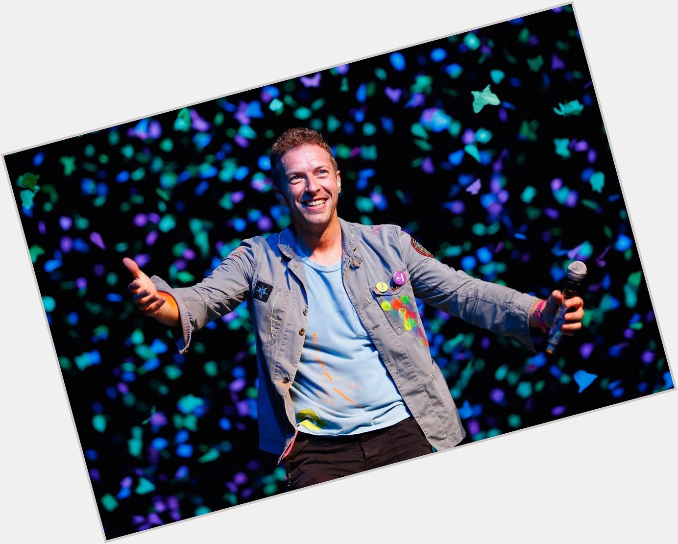 Such a talented singer with a beautiful voice happy birthday Chris martin     