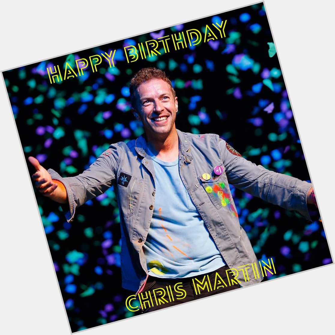 Chris Martin is seeing a sky full of stars today! Happy 40th birthday, Chris! 