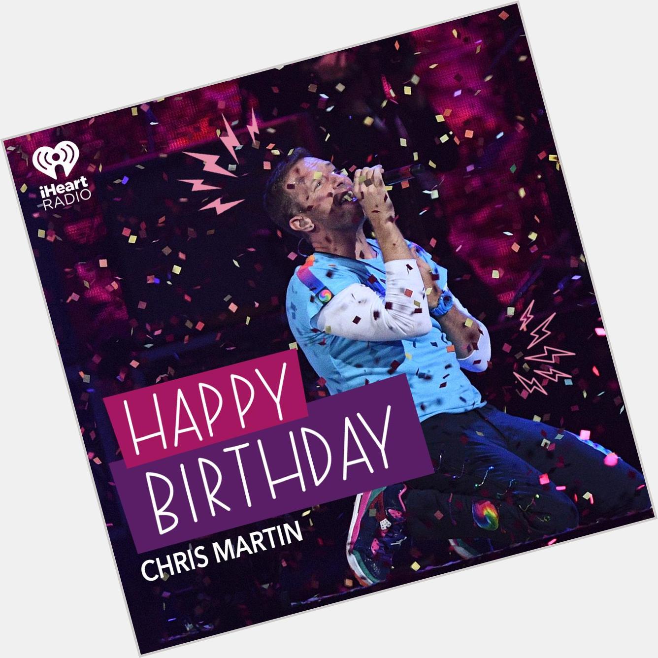 Happy Birthday Chris Martin! 