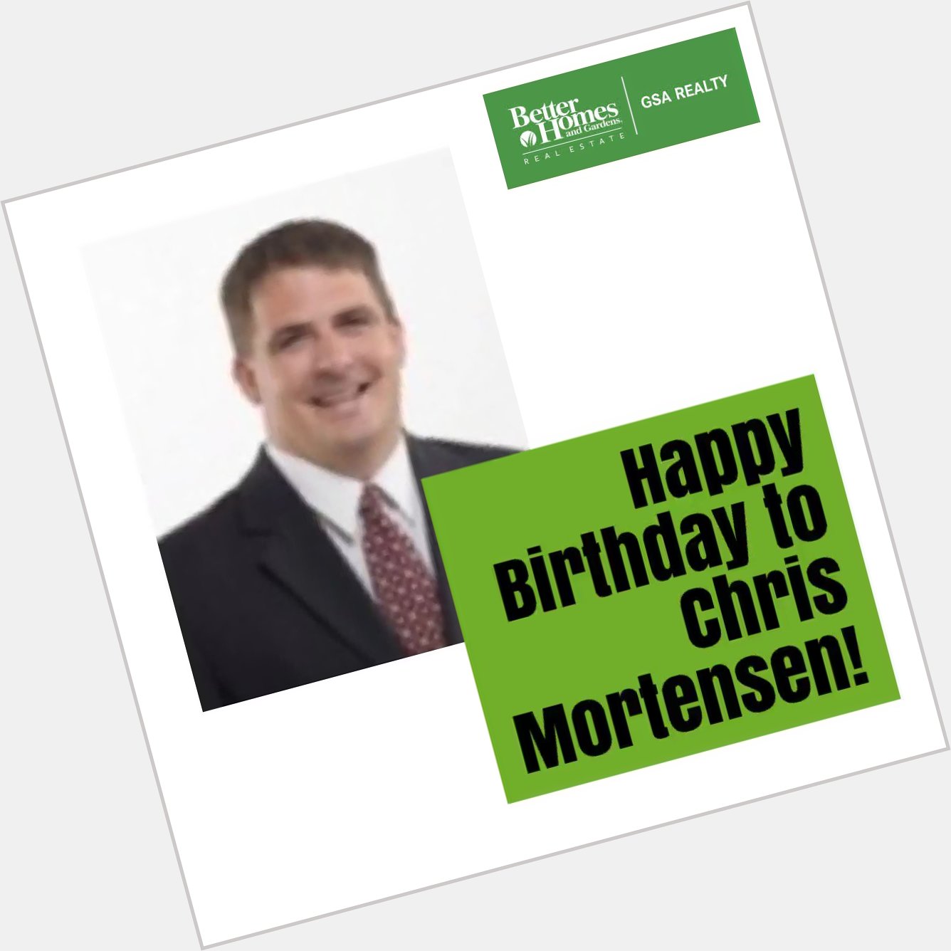 Don t forget to wish agent, Chris Mortensen a Happy Birthday today! 