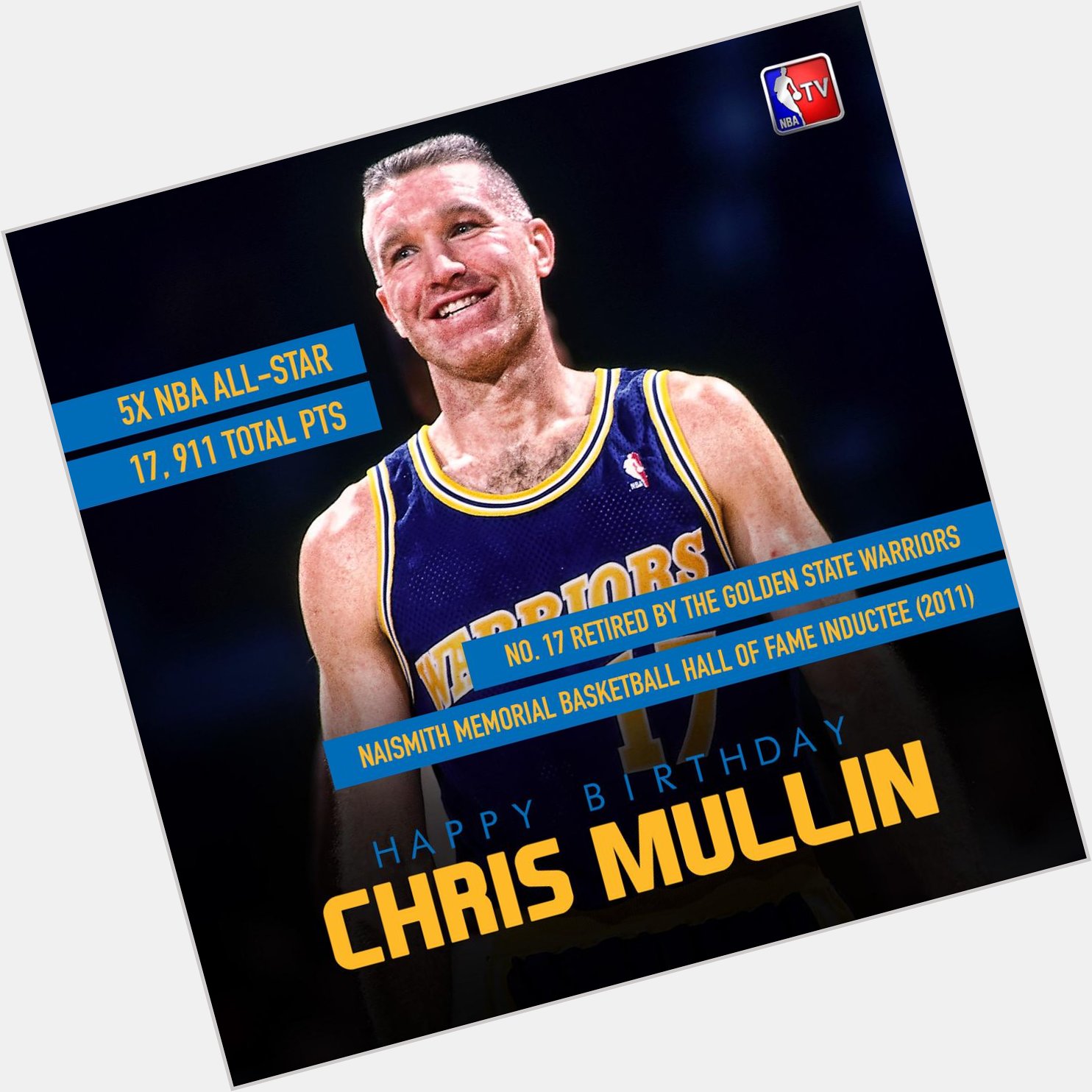 Join us in wishing Chris Mullin a Happy Birthday! The legend turns 52 today. 