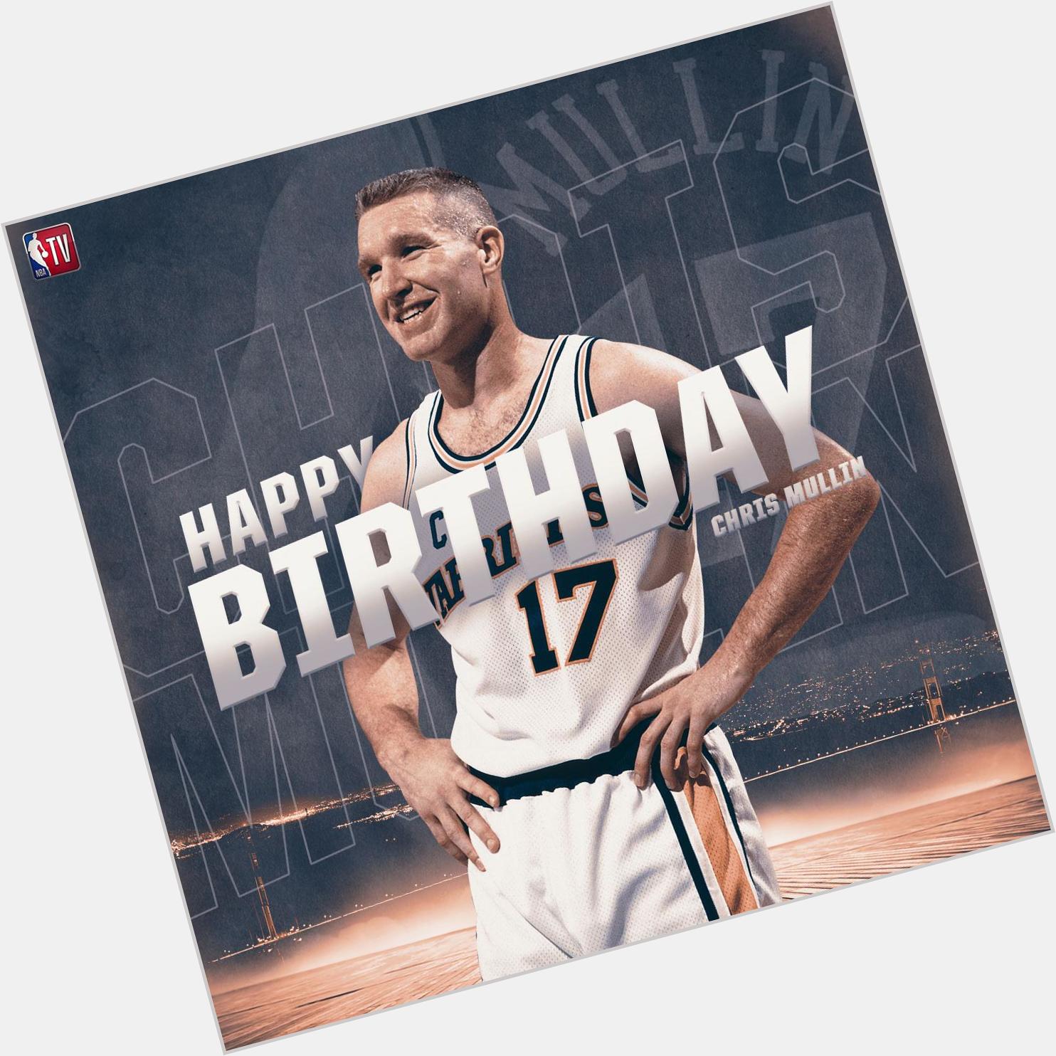 To help us wish 5x All-Star and legendary sharpshooter, Chris Mullin a Happy Birthday! 