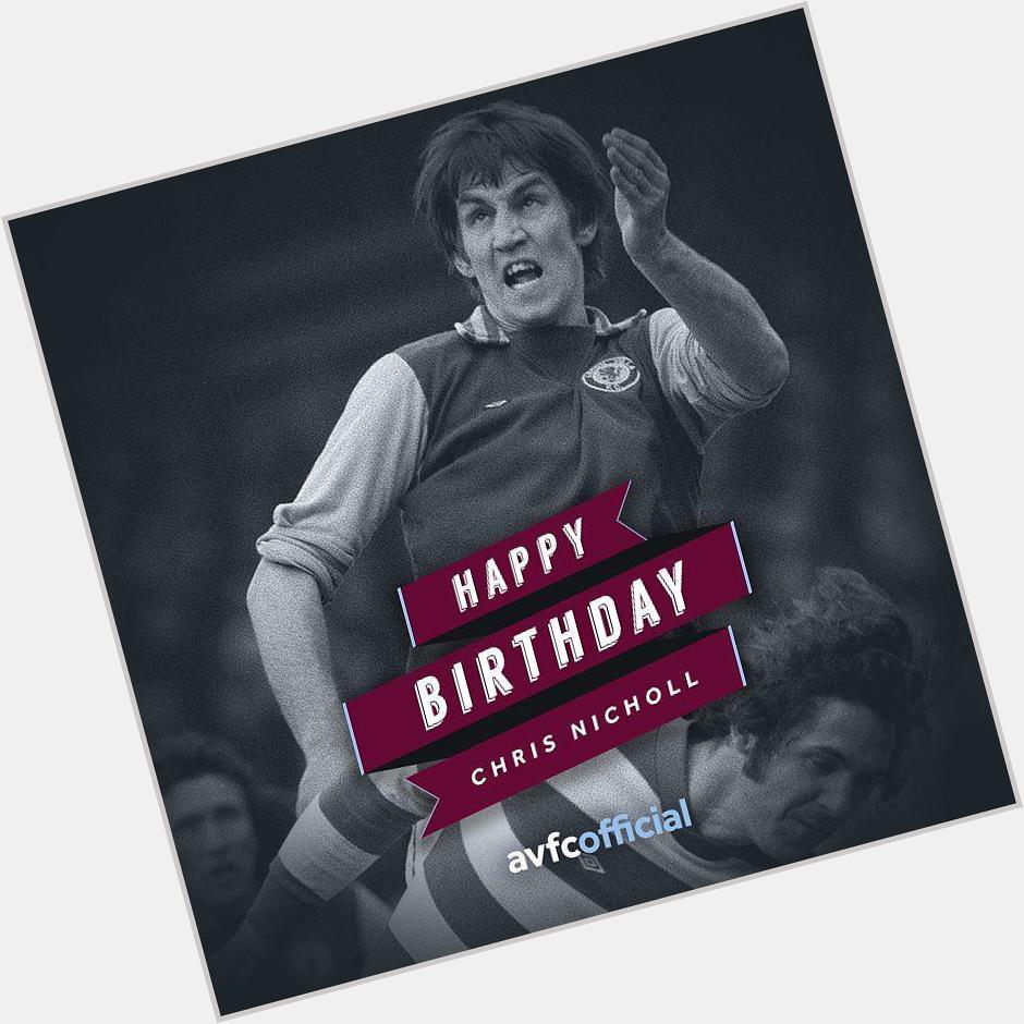 BEST WISHES: Happy birthday to Villa great Chris Nicholl, who turns 69 today. Have a good one Chris! by avfco 