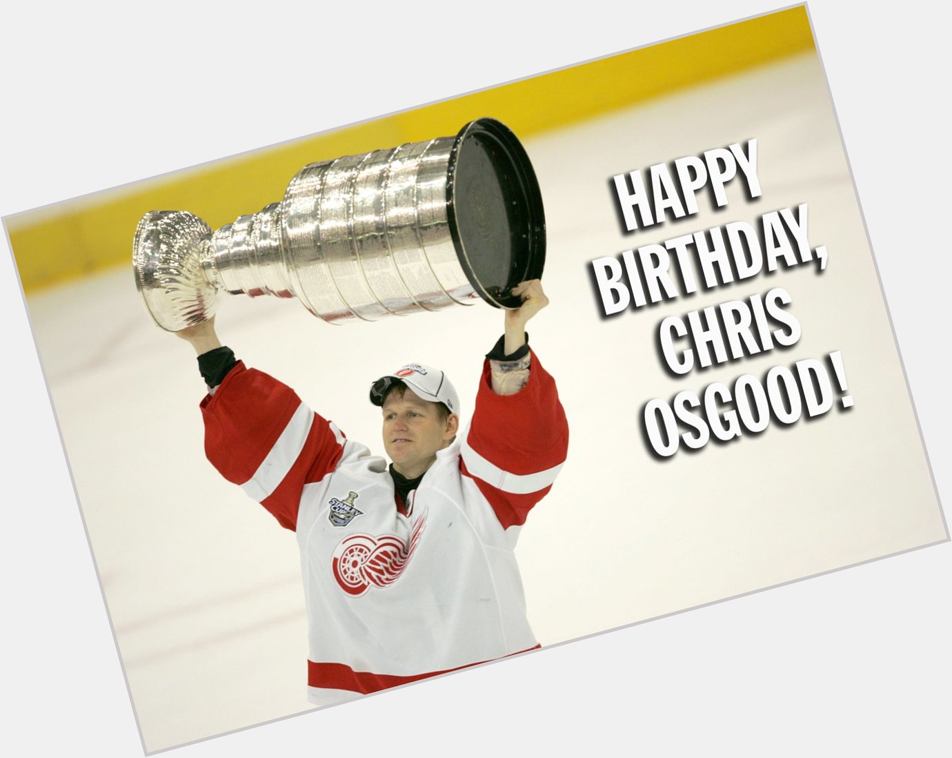 Happy birthday to former goaltender Chris Osgood! 