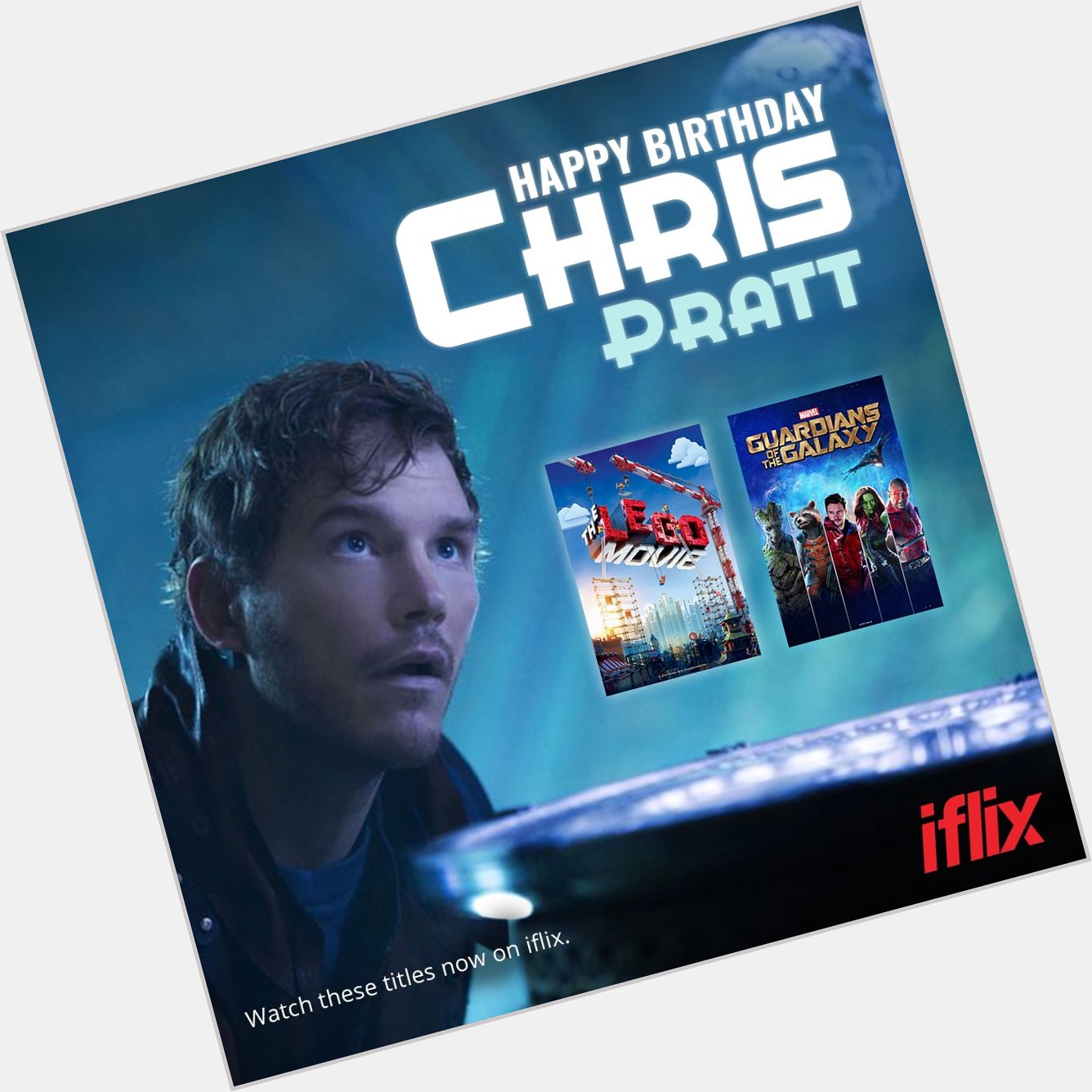 Whether as an Avenger or a brick, he surely has his charms. 

Happy birthday, Chris Pratt!   