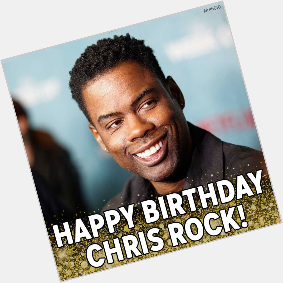 Happy birthday to comedian Chris Rock!   