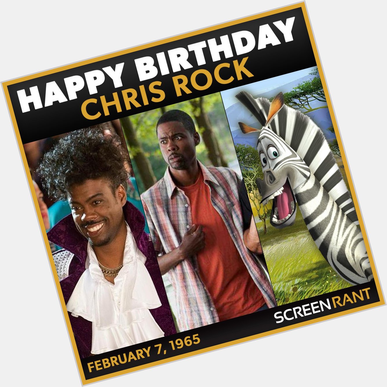 Happy Birthday to the hilarious and very talented Which Chris Rock roles/specials are your favorite? 