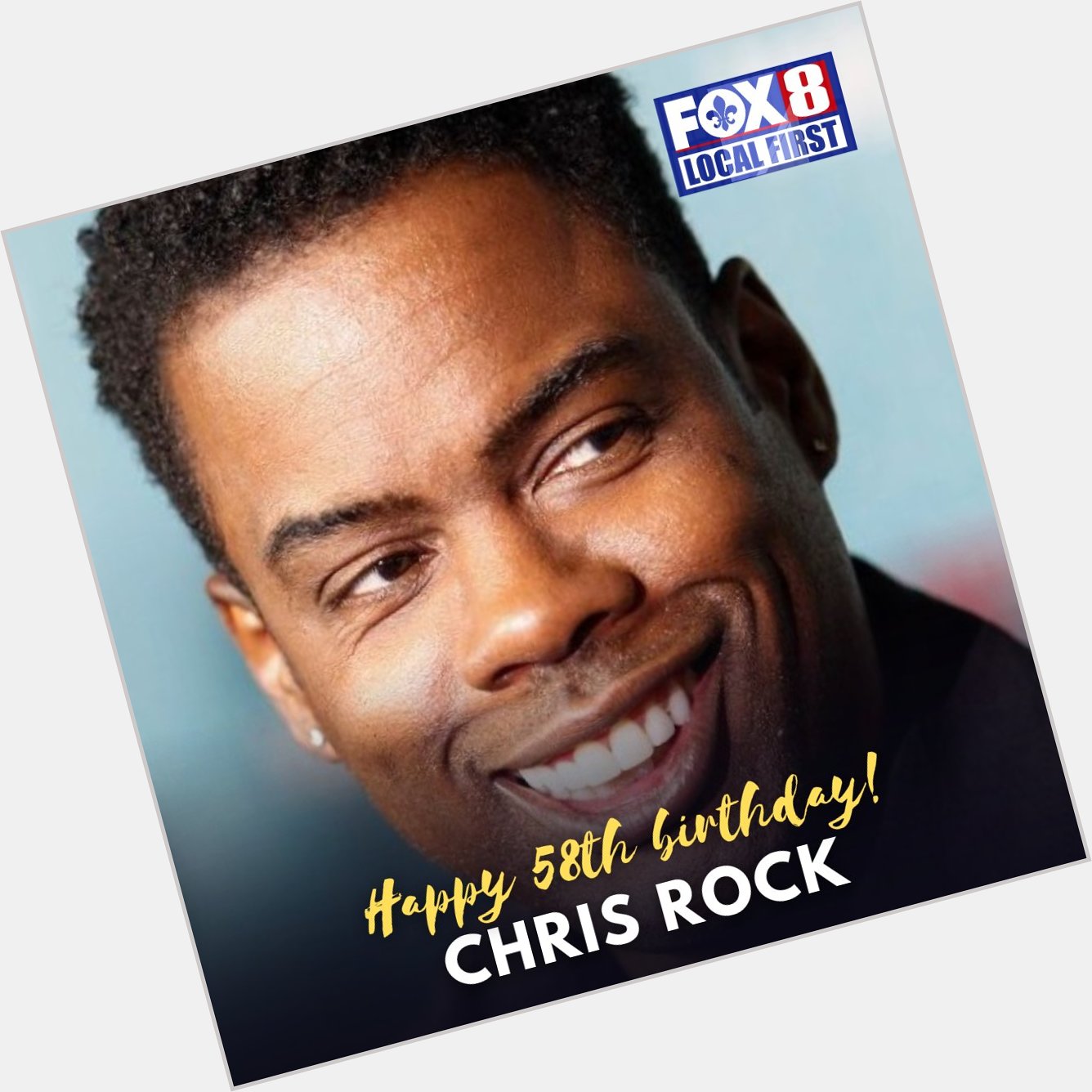 Happy birthday to comedian Chris Rock, who is 58 on Tuesday! 