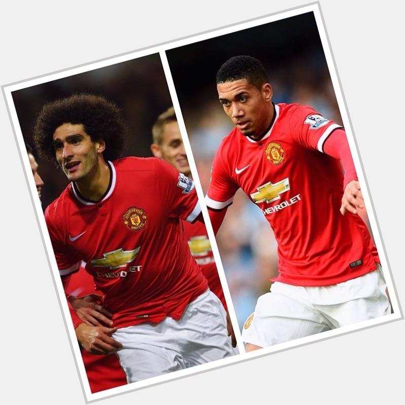 Happy birthday to duo (27) and Chris Smalling (25). Lets celebrate with a win, lads! by mancheste... 