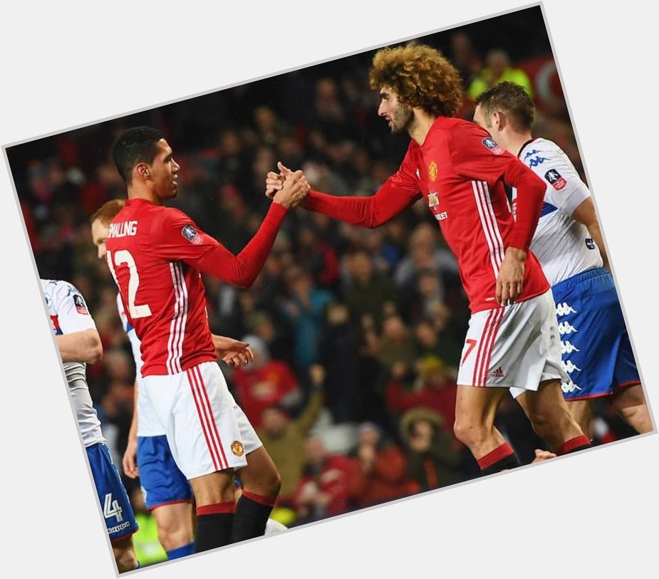Happy birthday to Manchester United duo Chris Smalling and Marouane Fellaini, who turn 28 and 30 respectively today! 