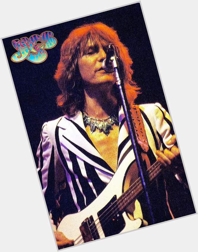 Happy birthday Chris Squire. I studied his playing, excellent RIP 