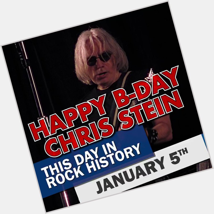Happy birthday to Blondie\s versatile guitar wizard, Chris Stein!
More rock history at  