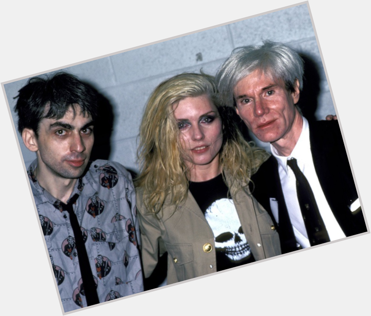 HAPPY BIRTHDAY CHRIS STEIN 
Debbie Harry and Chris Stein with Andy Warhol, chef Anthony Bourdain 
