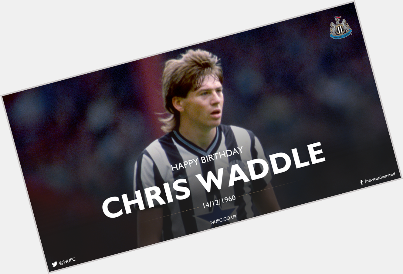 Happy birthday to former Newcastle United midfielder Chris Waddle, who turns 55 today. 