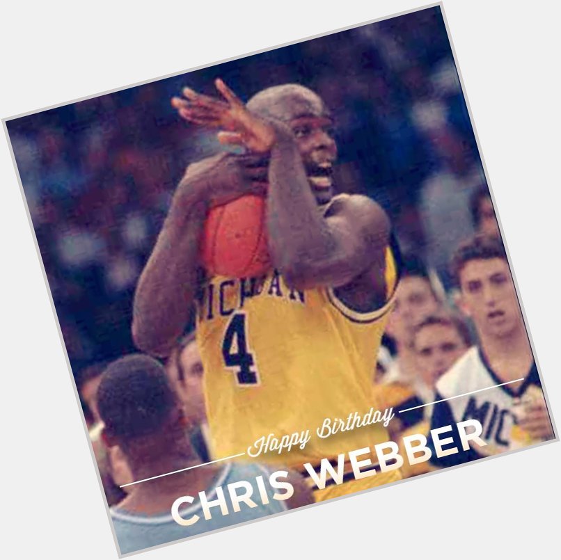 Petty lol UNC champs tho 93\ Take a time out and wish Chris Webber a happy birthday! 