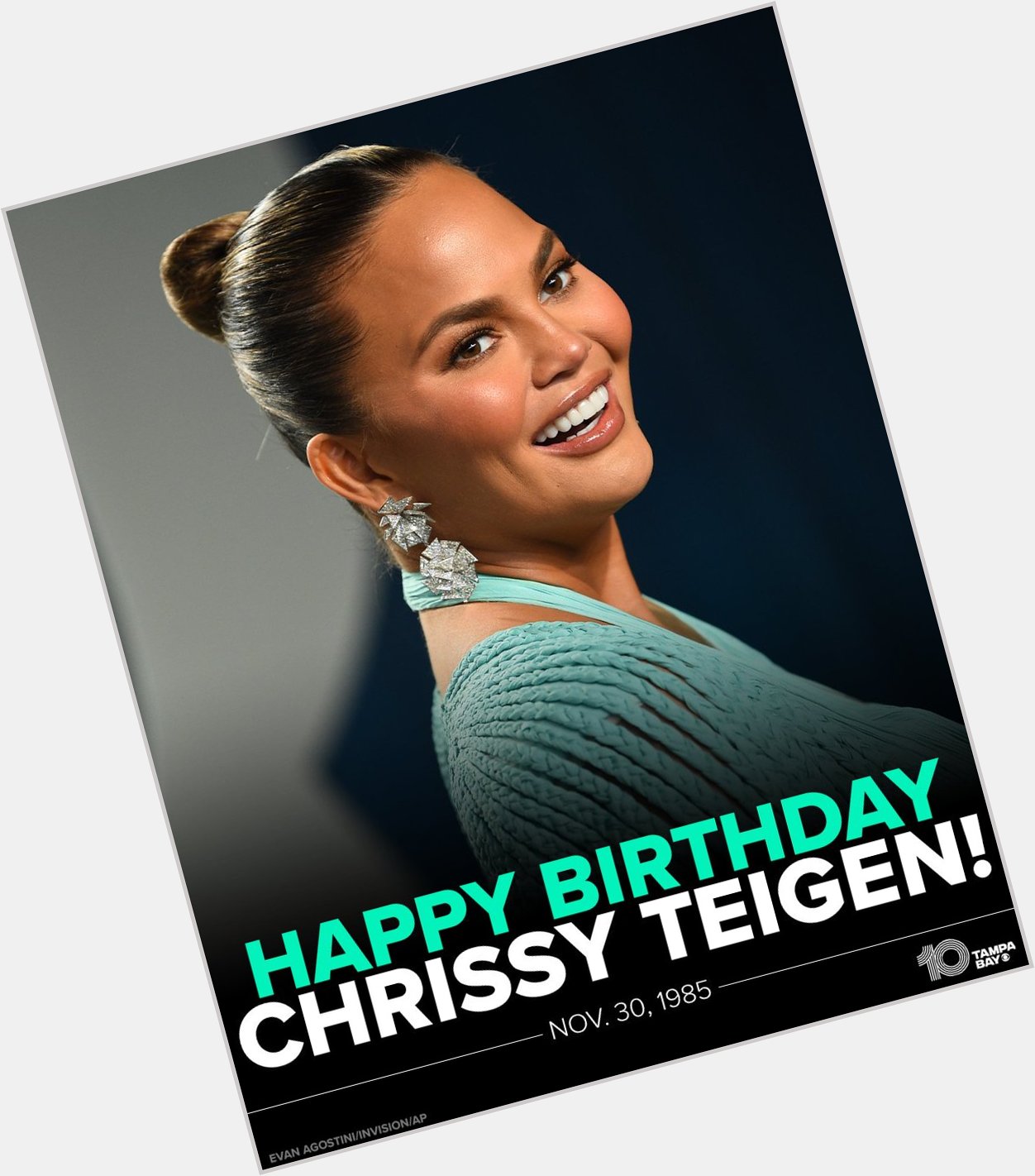 HAPPY BIRTHDAY Model Chrissy Teigen is celebrating her 36th birthday today! 