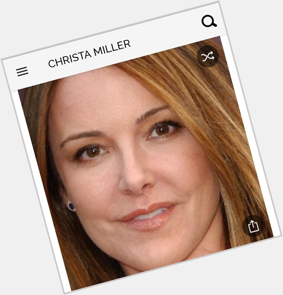 Happy birthday to this great actress.  Happy birthday to Christa Miller 