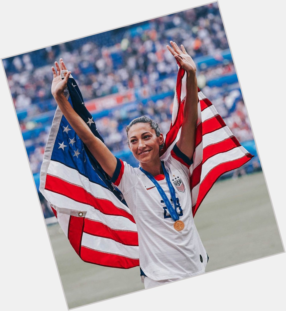 Happy birthday two time world cup champ Christen Press. 31 never looked better. 