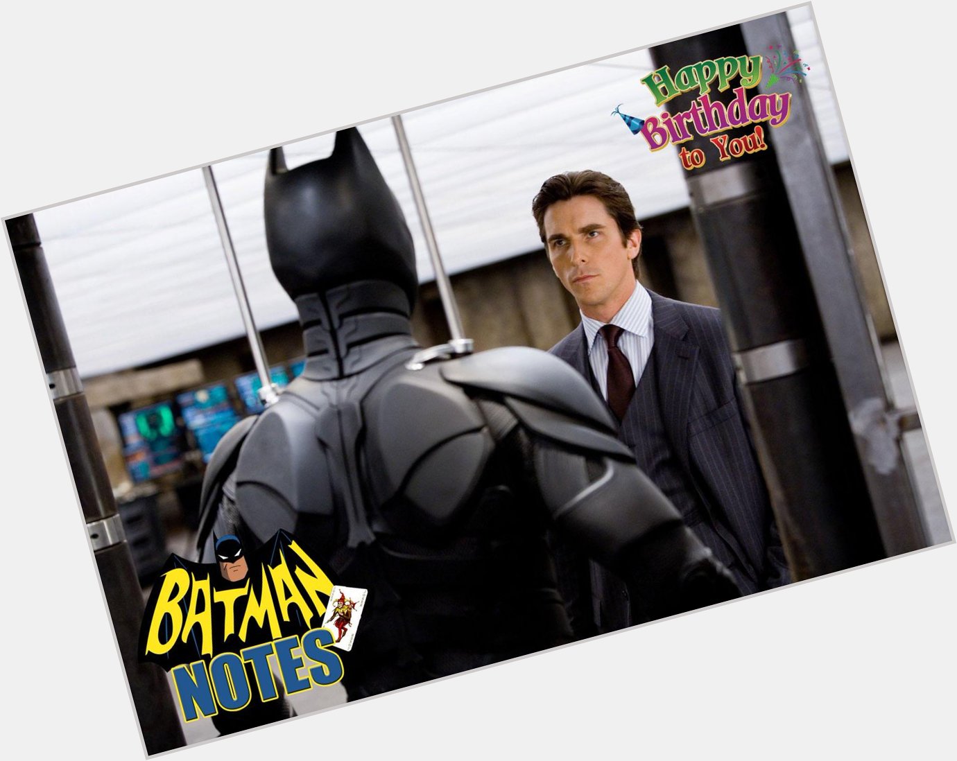 Happy Birthday Christian Bale (aka Bruce Wayne/Batman)! 