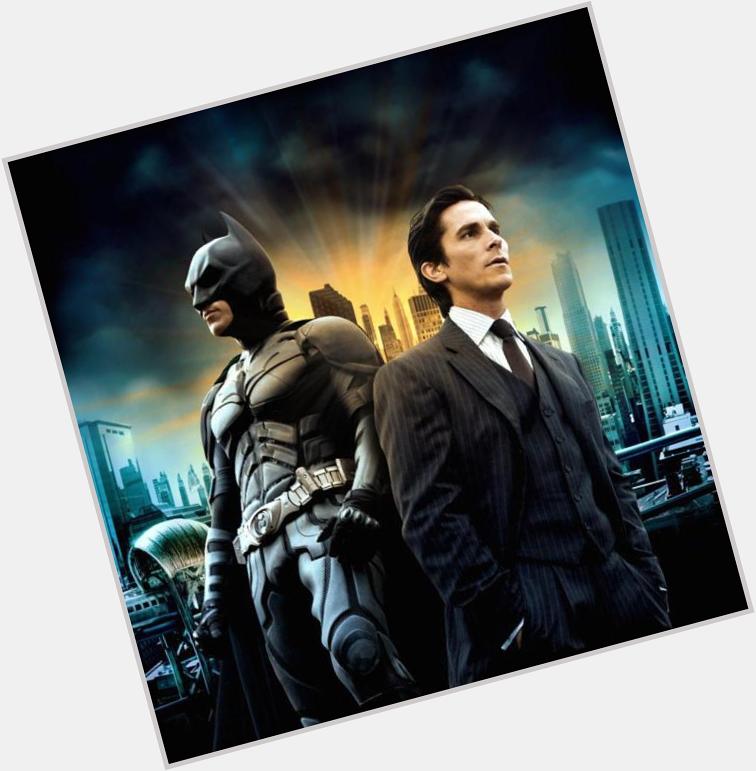 It\s Christian Bale\s birthday, so it\s Batman\s birthday, So happy Birthday Batman! 